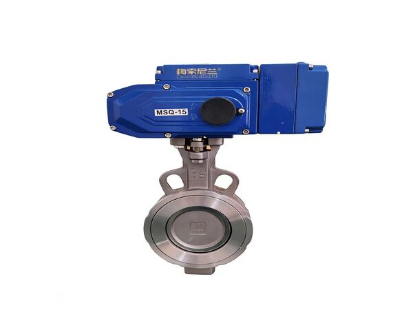 梅索尼兰电动复位高性能对夹蝶阀