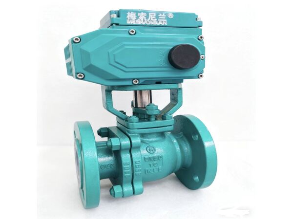 电动衬氟法兰球阀