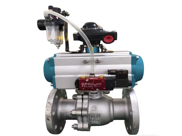 梅索尼兰气动法兰球阀